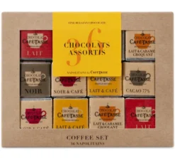 Assortiment Chocolats Coffee Set 5 Saveurs - 36 napolitains - CAFÉ TASSE