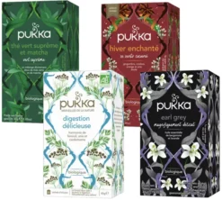 Assortiment Découverte Thés et Infusions Bio - 4 x 20 sachets - PUKKA