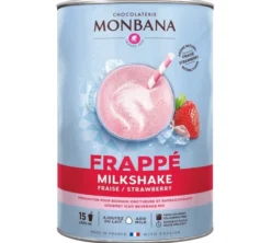 Boisson frappée - MilkShake fraise - Boîte 1 kg - MONBANA
