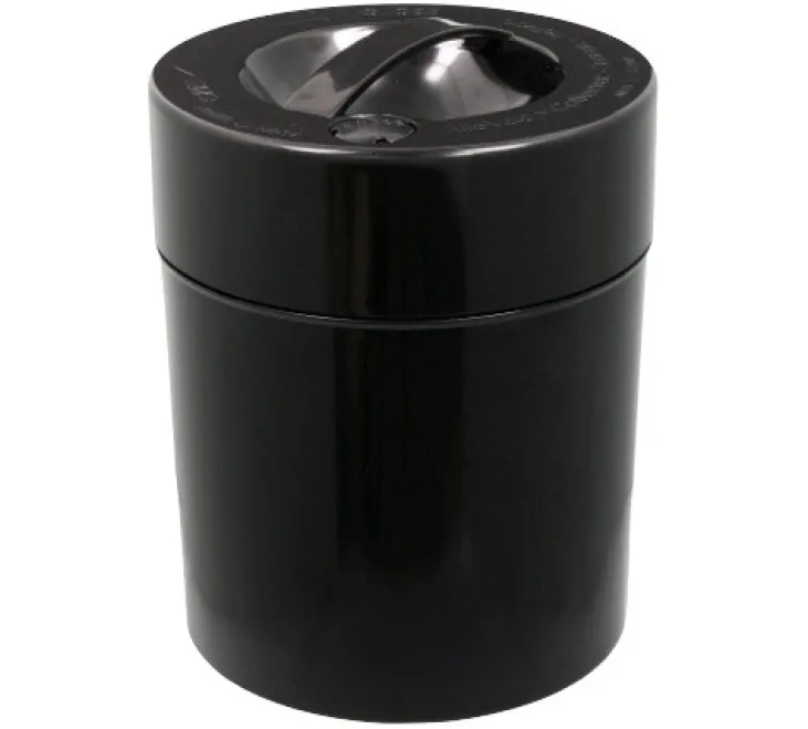 Boite conservatrice avec vide d'air 1kg/3.8L noire - Coffeevac