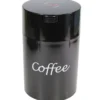 Boite conservatrice avec vide d'air 500gr/1.85L noire avec logo - Coffeevac