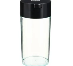 Boite conservatrice avec vide d'air 680gr/2.35L - noire et transparente - Coffeevac