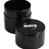 Boite conservatrice avec vide d'air noire 40g / 0.12L MiniVac - Coffeevac