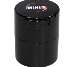 Boite conservatrice avec vide d'air noire 40g / 0.12L MiniVac - Coffeevac