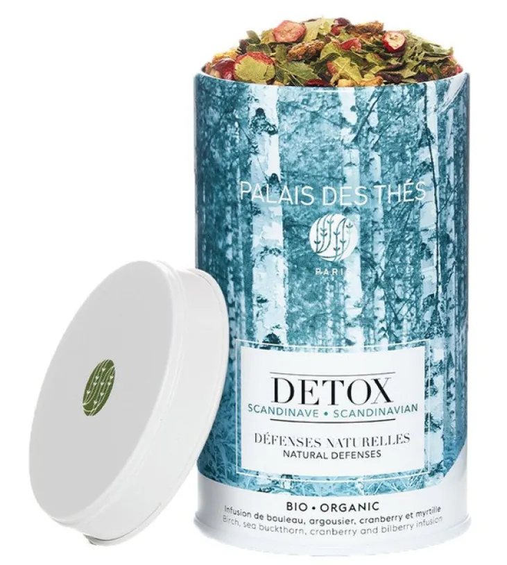 Boite Infusion Détox Scandinave Bio - Vrac 100 g - PALAIS DES THÉS