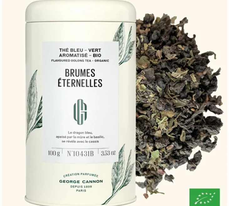 Boite Thé Oolong Brumes Éternelles Bio - Vrac 100 g - GEORGE CANNON