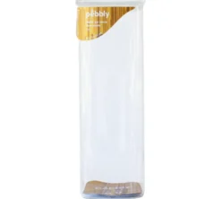 Boîte de conservation carrée en verre 2.2L - PEBBLY