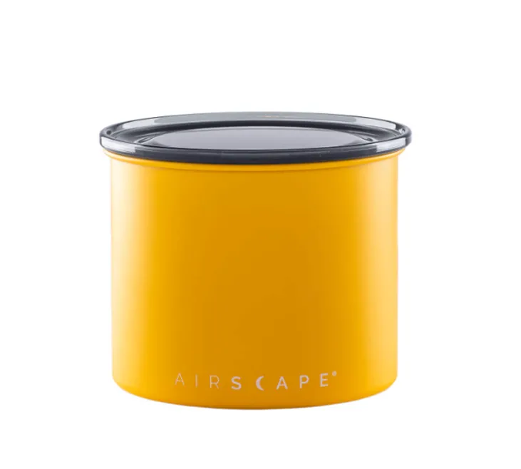 Boîte de conservation métal jaune mat 250 gr - Airscape