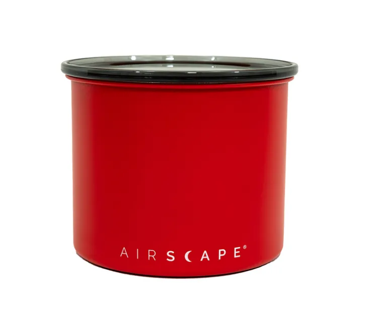 Boîte de conservation métal rouge cerise mat 250 gr - Airscape