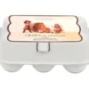 Boîte de 6 Œufs Chocolat Noir Praliné - 78 g - CAFÉ TASSE