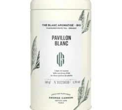 Boîte Thé Blanc Pavillon Blanc Bio - Vrac 50 g - GEORGE CANNON