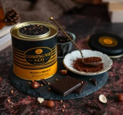 Boîte Thé Noir Praline et Chocolat - Vrac 100 g - COMPAGNIE & CO