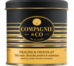 Boîte Thé Noir Praline et Chocolat - Vrac 100 g - COMPAGNIE & CO