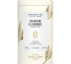 Boîte Thé Noir Un Matin à Londres Pure Origine Bio - Vrac 100 g - GEORGE CANNON