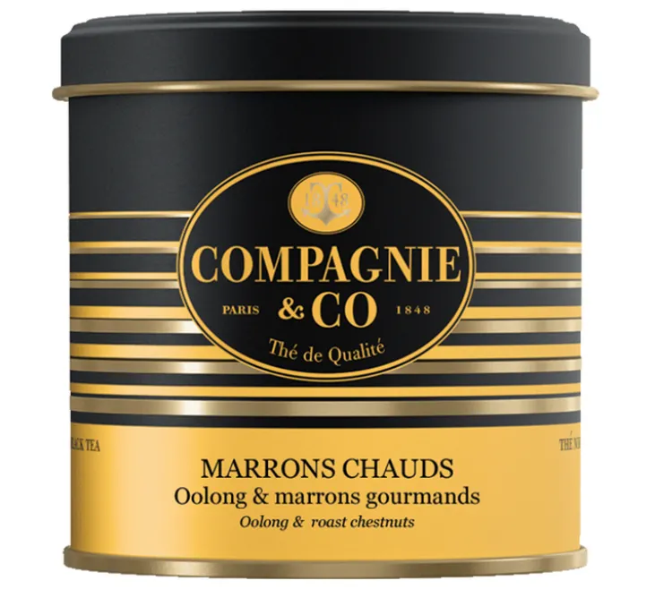 Boîte Thé Oolong Marrons Chauds - Vrac 90 g - COMPAGNIE & CO