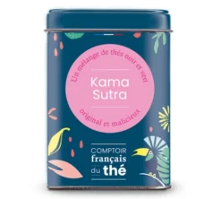 Boîte Thé Vert et Noir Kama Sutra - Vrac 100 g - COMPTOIR FRANÇAIS DU THÉ