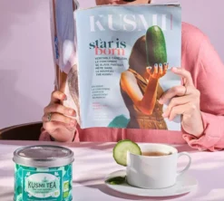 Boîte Thé Vert Menthe Concombre Bio - Vrac 100 g - KUSMI TEA