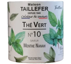 Boîte Thé Vert N°10 Menthe Nanah - Vrac 60 g - MAISON TAILLEFER