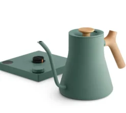 Bouilloire Stagg EKG Pro vert fumé/érable 0.9L - FELLOW