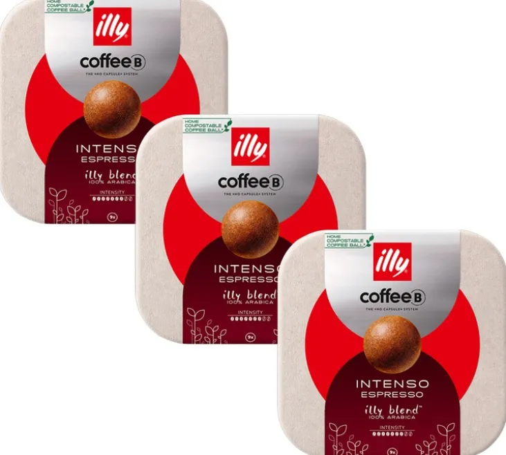 27 Boules de café Coffee B Intenso Espresso Illy - Café Royal