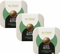 27 Boules de café Espresso Bio Compatible CoffeeB - CAFÉ ROYAL
