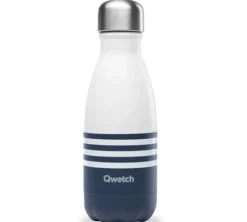 Bouteille Isotherme Inox Marinière bleu - 26cl - Qwetch