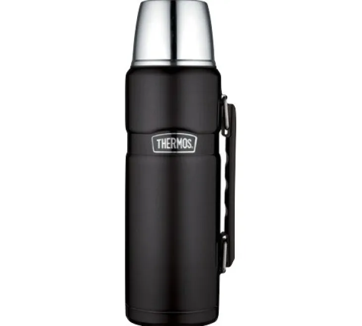 Bouteille isotherme Inox Thermos King noir mat 1,2L - THERMOS