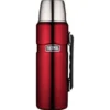 Bouteille isotherme Inox Thermos King rouge 1,2L - THERMOS
