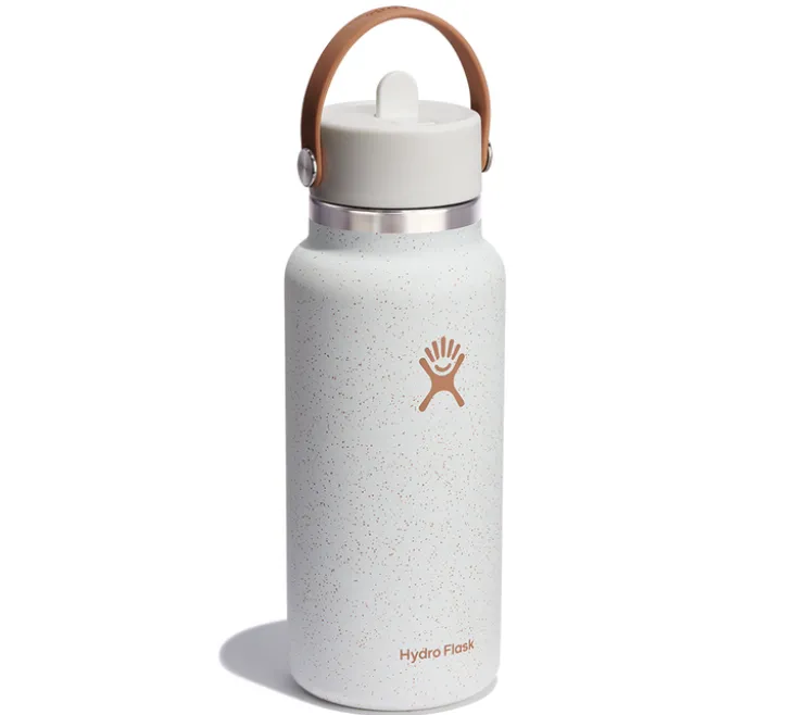 Bouteille isotherme Wide Flex Straw Cap Seasalt 94 cl - HYDRO FLASK