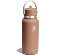 Bouteille isotherme Wide Flex Straw Cap Sandy 94 cl - HYDRO FLASK