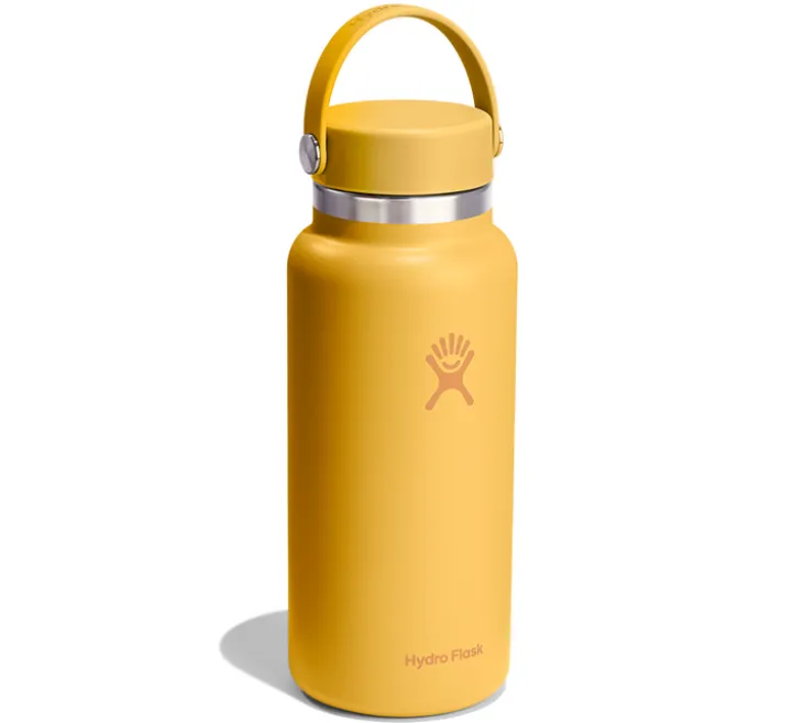 Bouteille isotherme Wide Mouth Flex Cap Sunbeam 94 cl - HYDRO FLASK