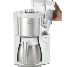 Cafetière blanche Melitta Look V Therm Timer 1025-17 blanche + offre cadeaux
