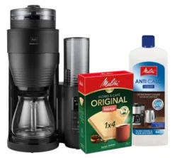 Cafetière filtre AromaFresh 1030-01 Glass Pro + filtres 1x4 + détartrant 250 ml - Melitta