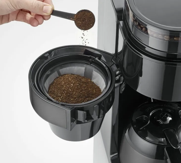 Cafetière filtre avec broyeur KA4831 verseuse isotherme - SEVERIN