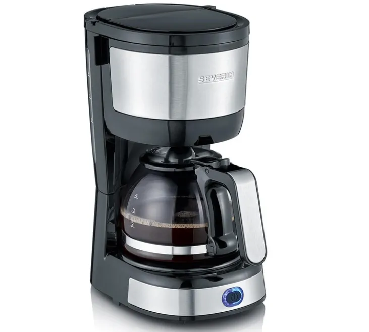 Cafetière filtre KA 4819 inox et noir 56 cl- SEVERIN + offre cadeau