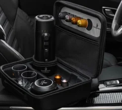Cafetière Handpresso Machine à capsules compatibles Nespresso® modèle Auto Capsule 12 ou 24 volts pack complet de voyage
