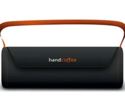 Cafetière Handpresso modèle Handcoffee Truck 24 volts pour dosettes Senseo + son étui de protection + cadeaux MaxiCoffee