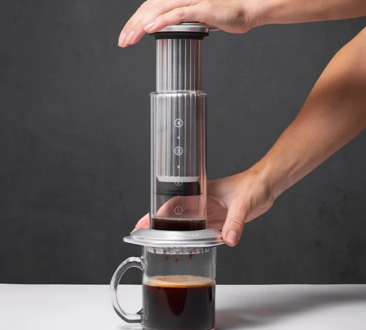 Cafetière nomade AEROPRESS Premium PR005 Silver