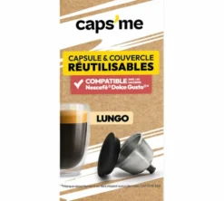 1 Capsule compatible Nescafé * Dolce Gusto® réutilisable Lungo - CAPS'ME