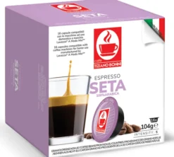 16 Capsules café compatibles A Modo Mio Espresso Seta - CAFFE BONINI