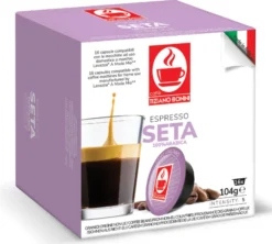 16 Capsules café compatibles A Modo Mio Espresso Seta - CAFFE BONINI