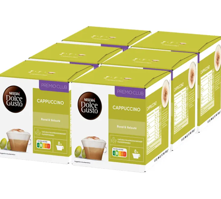 96 capsules Cappuccino - Nescafé* DOLCE GUSTO*
