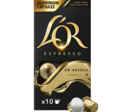 100 capsules compatible Nespresso* Original Or Absolu - L'OR ESPRESSO