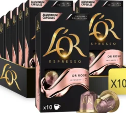 100 capsules compatible Nespresso* Original Or Rose - CARTE NOIRE