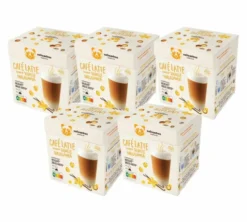 60 capsules compatibles Nescafé* Dolce Gusto* Latte vanille macadamia – COLUMBUS