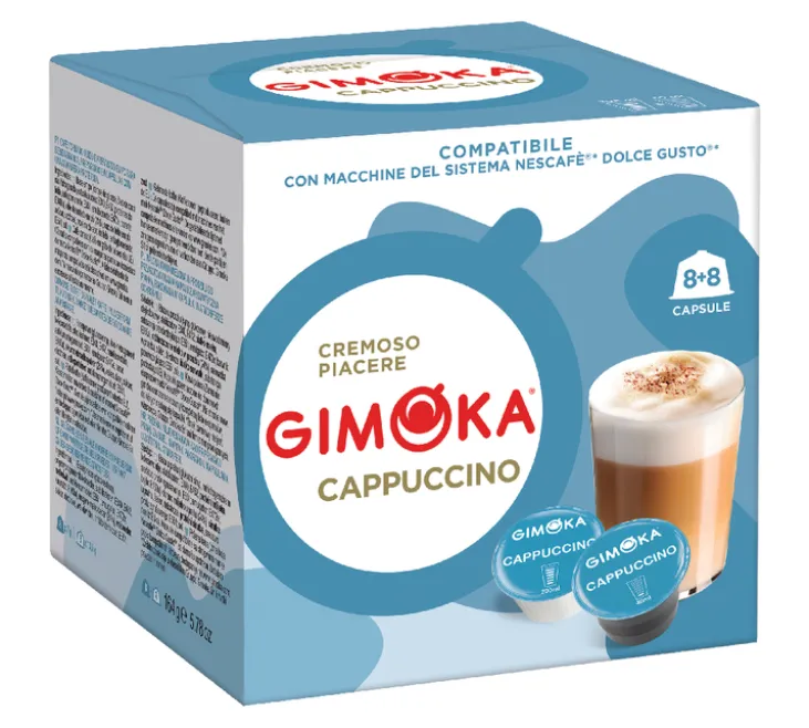 16 capsules compatibles Nescafé* Dolce Gusto* Cappuccino Classique - GIMOKA
