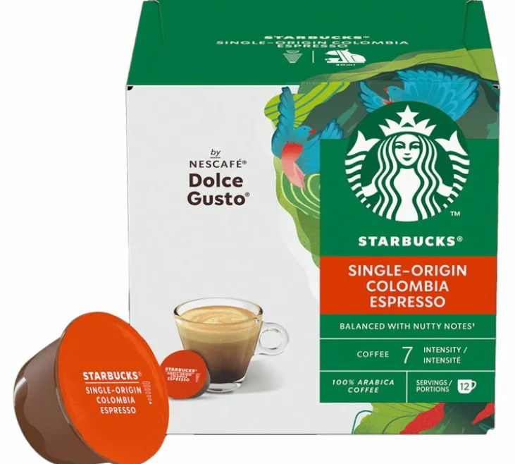 72 capsules compatibles Nescafé* Dolce Gusto* Colombia – STARBUCKS