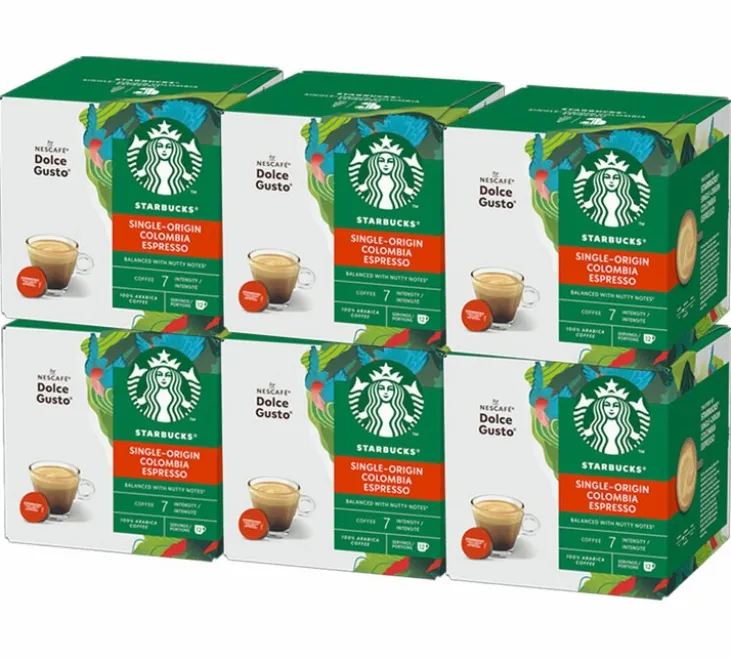 72 capsules compatibles Nescafé* Dolce Gusto* Colombia – STARBUCKS