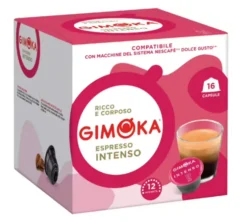 96 capsules compatibles Nescafé* Dolce Gusto* Intenso - GIMOKA