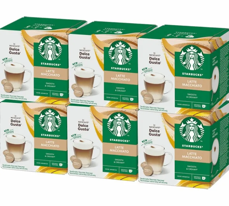 72 capsules compatibles Nescafé* Dolce Gusto* Latte Macchiato – STARBUCKS